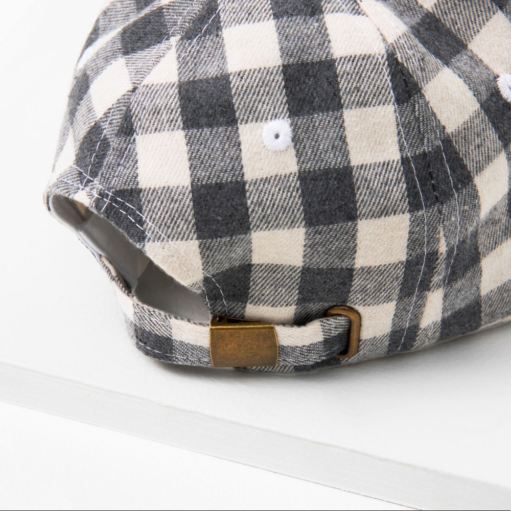 Buffalo Check Baseball Cap - Picture 3 of 6